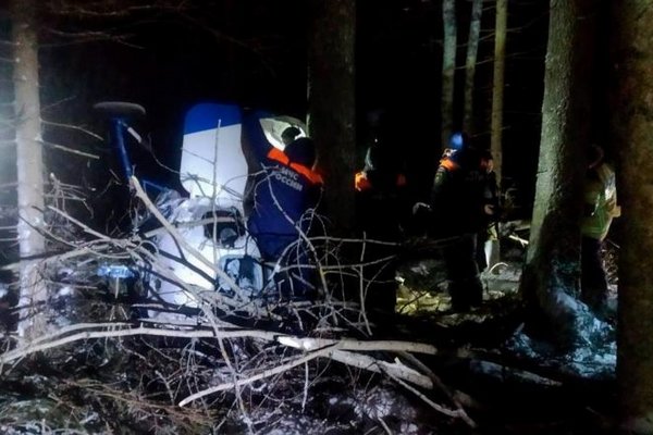 В России разбился вертолет Ми-2 , есть жертвы