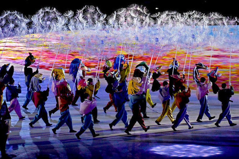 В Пхенчхане прошла церемония закрытия зимних Олимпийских игр. Фоторепортаж
