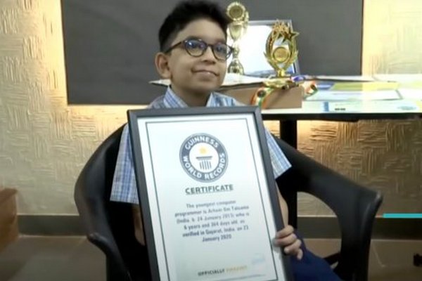 6-летний мальчик из Индии стал самым молодым программистом в мире
