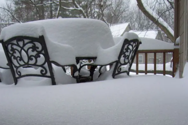 В американском штате Айова прошел самый мощный снегопад за 126 лет