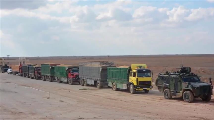 В освобожденной Турцией сирийской деревне вновь открываются зернохранилища