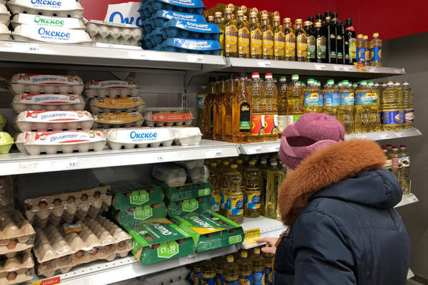 В России продукты за год подорожали почти в 8 раз больше, чем в странах ЕС