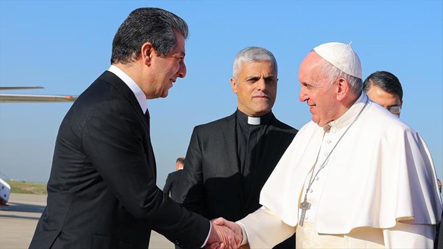 Папа Франциск посетил Эрбиль и встретился с курдскими лидерами