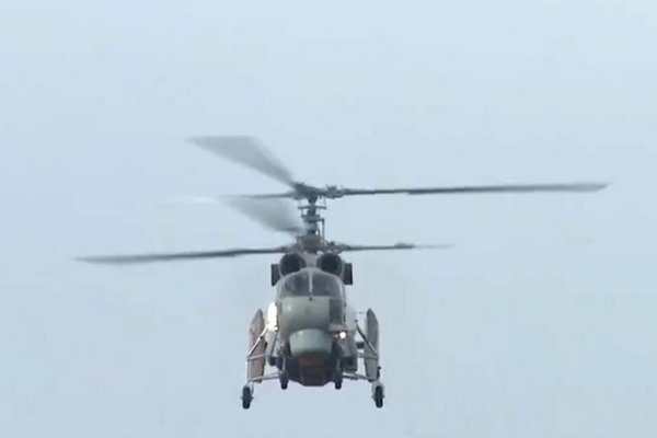 Российский вертолет Ка-32 упал в акваторию Куршского залива