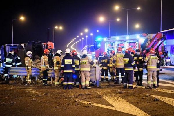 В Польше умерла украинка, которая в марте пострадала в аварии автобуса