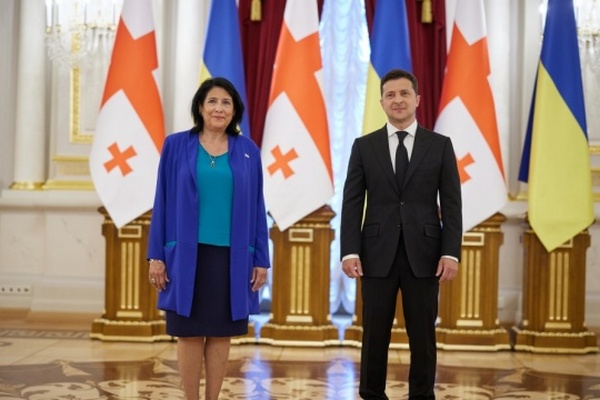 Зеленский: Украину и Грузию объединяют цели по вступлению в ЕС и НАТО