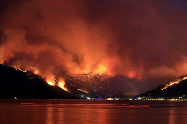Увеличилось число жертв лесных пожаров в Турции, Эрдоган объявил о задержании возможного поджигателя