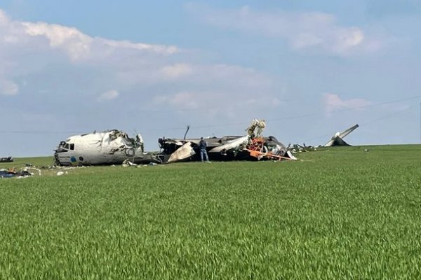 Названа причина крушения самолета на Запорожье, который совершал технический рейс