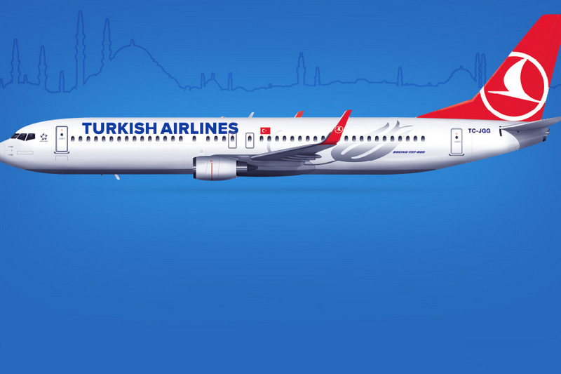Turkish Airlines увеличивает количество рейсов в Украину
