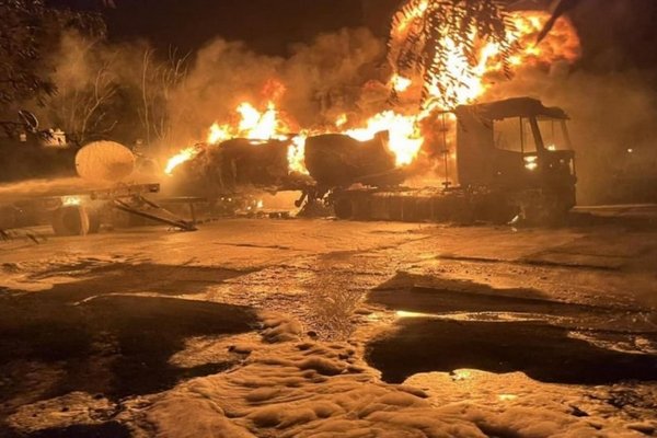 В Одесской области взорвались и сгорели три бензовоза