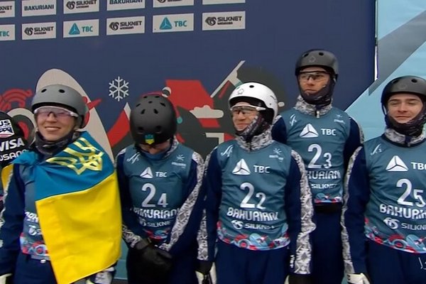 Сборная Украины впервые завоевала командную медаль ЧМ в лыжной акробатике
