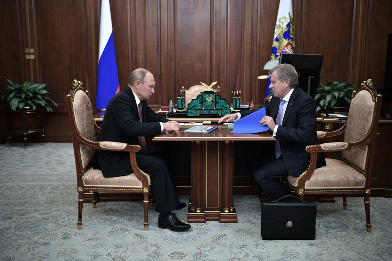 Путин на встрече с главой 