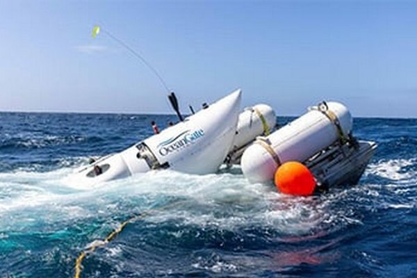 В Атлантическом океане исчезла подлодка, на которой туристов возили к затонувшему «Титанику»