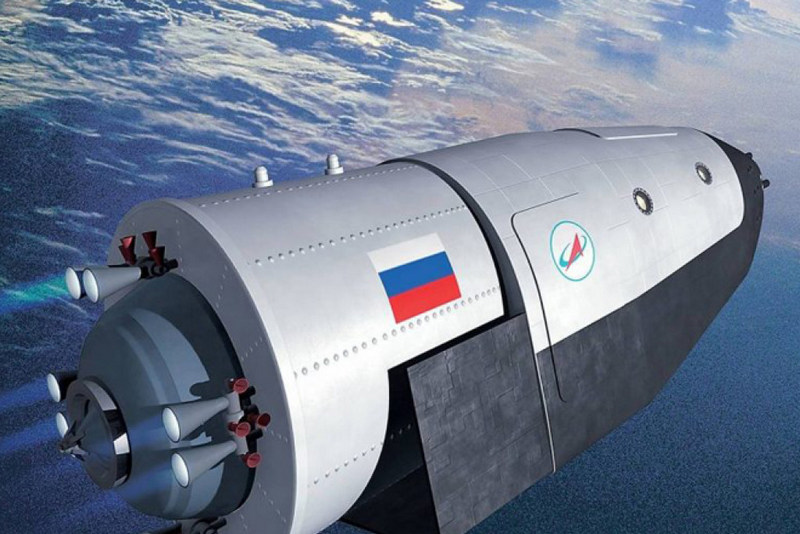 В России показали новый космический корабль с ядерной установкой