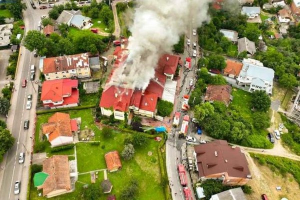 В Трускавце загорелась гостиница: эвакуированы 10 человек