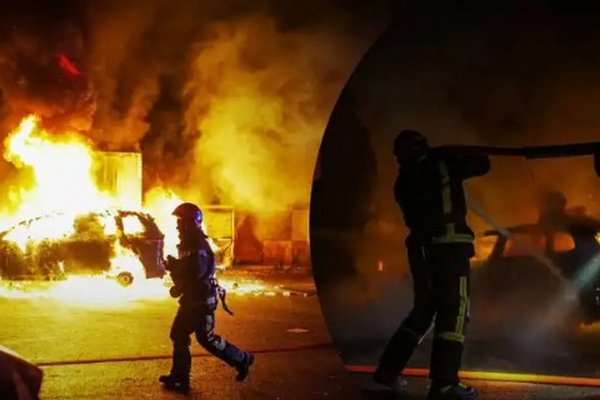 В Киеве произошел масштабный пожар на СТО: есть пострадавший