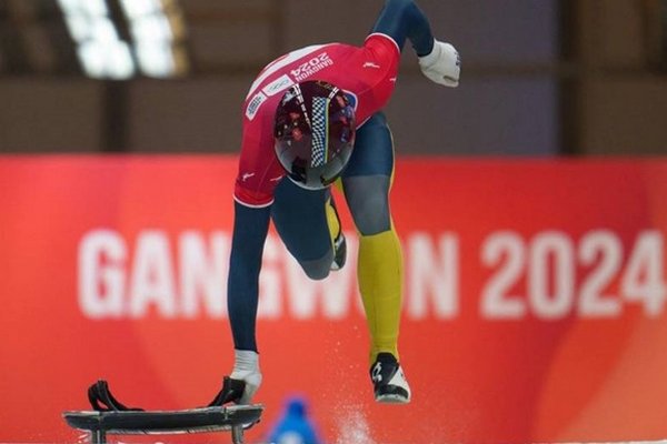 Украинец завоевал серебро в скелетоне на юношеской Олимпиаде-2024