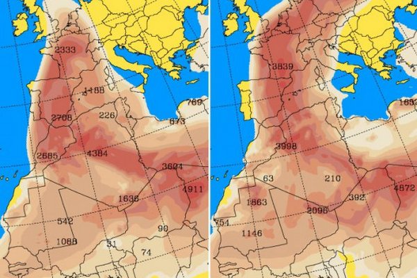 Пыль из Сахары вновь накроет часть Украины