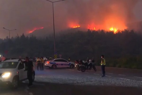 Турцию охватили лесные пожары