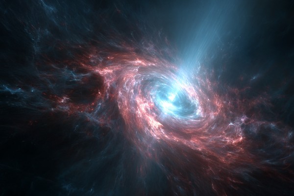 Космический монстр: Черная дыра массой 300 млн Солнц вызвала вспышку в ранней Вселенной