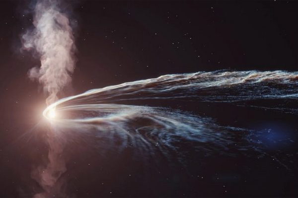 Событие приливного разрушения: почему черная дыра «выстрелила» материей в Землю