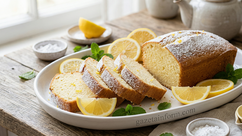 Лимонный кекс на рисовой муке: десерт с освежающими нотами