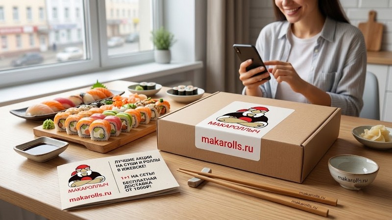 Где найти самые выгодные суши акции и заказать роллы в Ижевске с макси