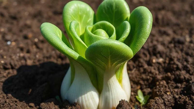 Китайский гость на грядке: все секреты выращивания и кулинарного использования капусты пак-чой Плотные розетки свежей зеленой капусты пак-чой с сочными белыми черешк