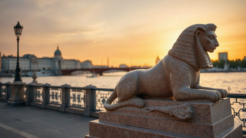 Легенды Сфинксов на Университетской набережной Петербурга: Древнеегипетские монолиты и их мистика Древний гранитный египетский сфинкс на Университетской набережной Пете