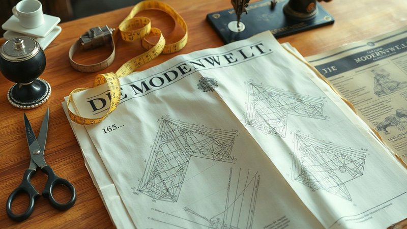 Старинный открытый журнал «Die Modenwelt» 1865 года с большим листом в