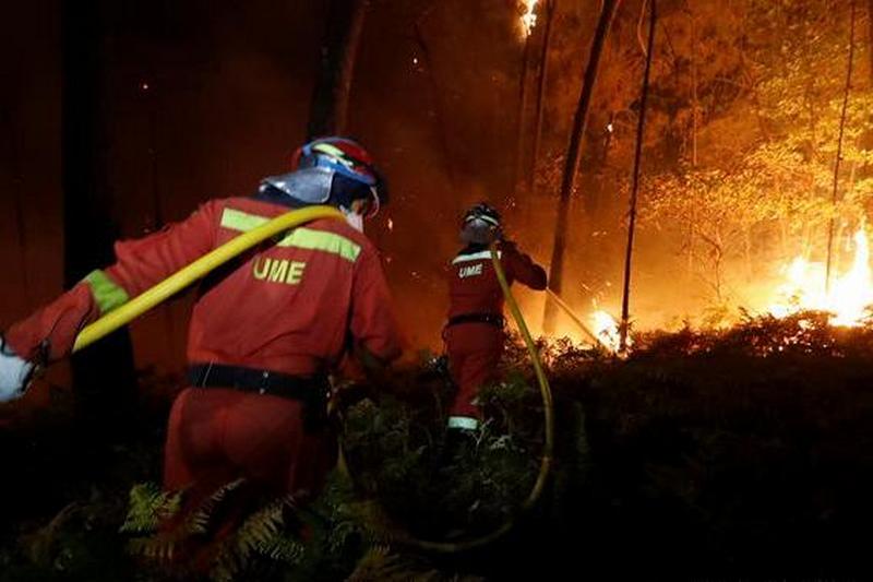 Испания страдает от лесных пожаров