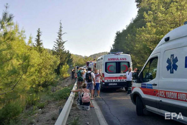 В Турции загорелся автобус с пассажирами, пять человек погибли