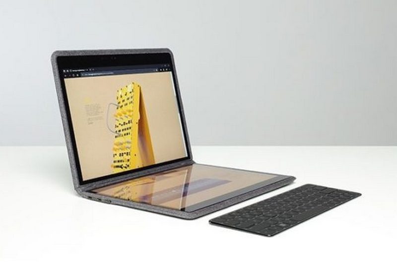 Microsoft готовит ноутбук из двух дисплеев