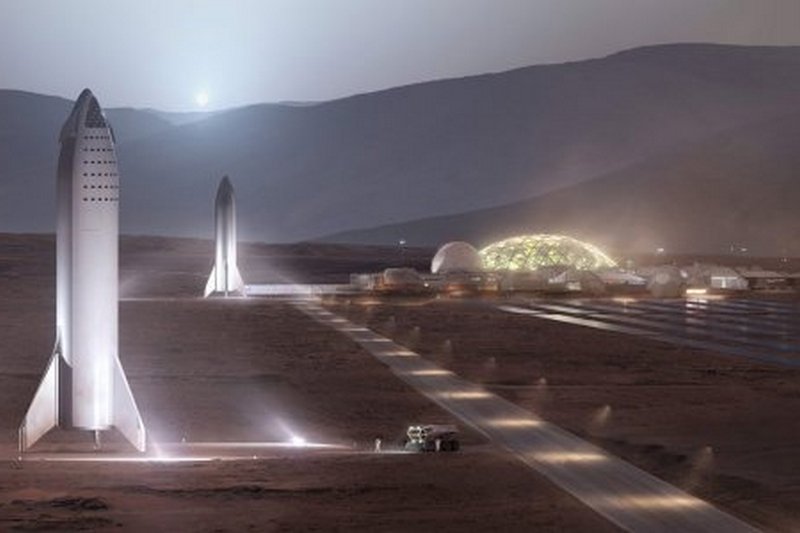 Илон Маск готовится создать город на Марсе уже через 20 лет