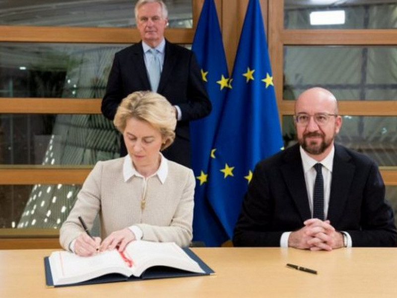 В Брюсселе подписали соглашение о Brexit
