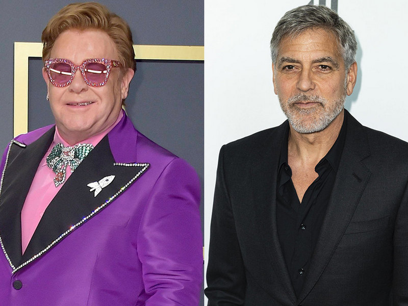 Элтон Джон поссорился с Джорджем Клуни из-за Меган Маркл и принца Гарри