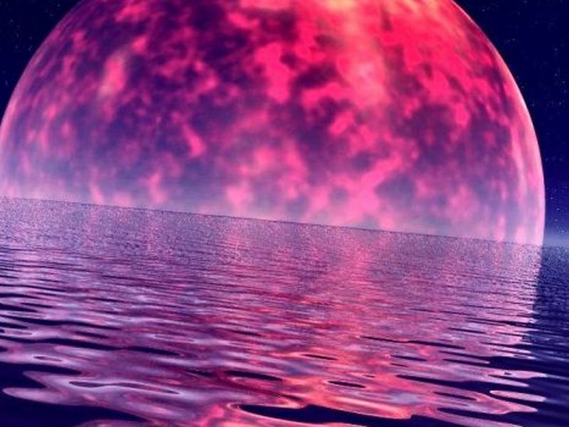 Жители Земли смогут в апреле увидеть «розовую луну»