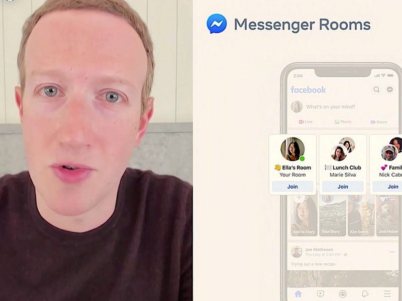 Facebook представила соперника Zoom — Messenger Rooms