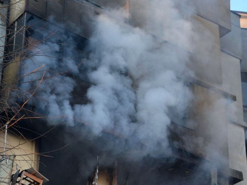 В Москве произошел пожар в больнице, где лечат от COVID-19, есть погибшие