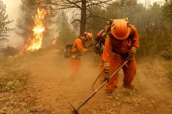 В Калифорнии из-за лесных пожаров эвакуируют более 110 000 человек