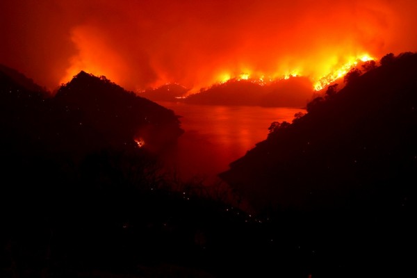 Из-за масштабных лесных пожаров в Калифорнии ввели чрезвычайное положение